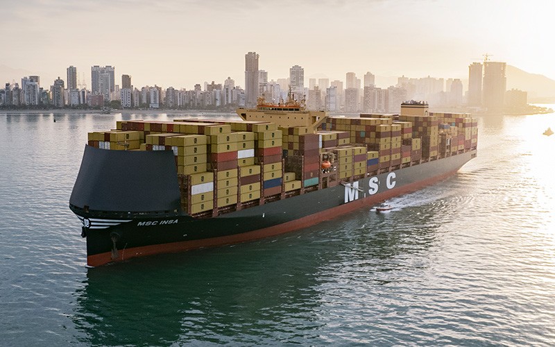 Thames Arrival: MSC INSA            