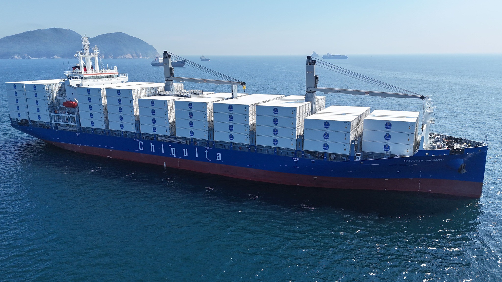 Transit: CHIQUITA FARMER      entering English South Coast at The Dover Strait