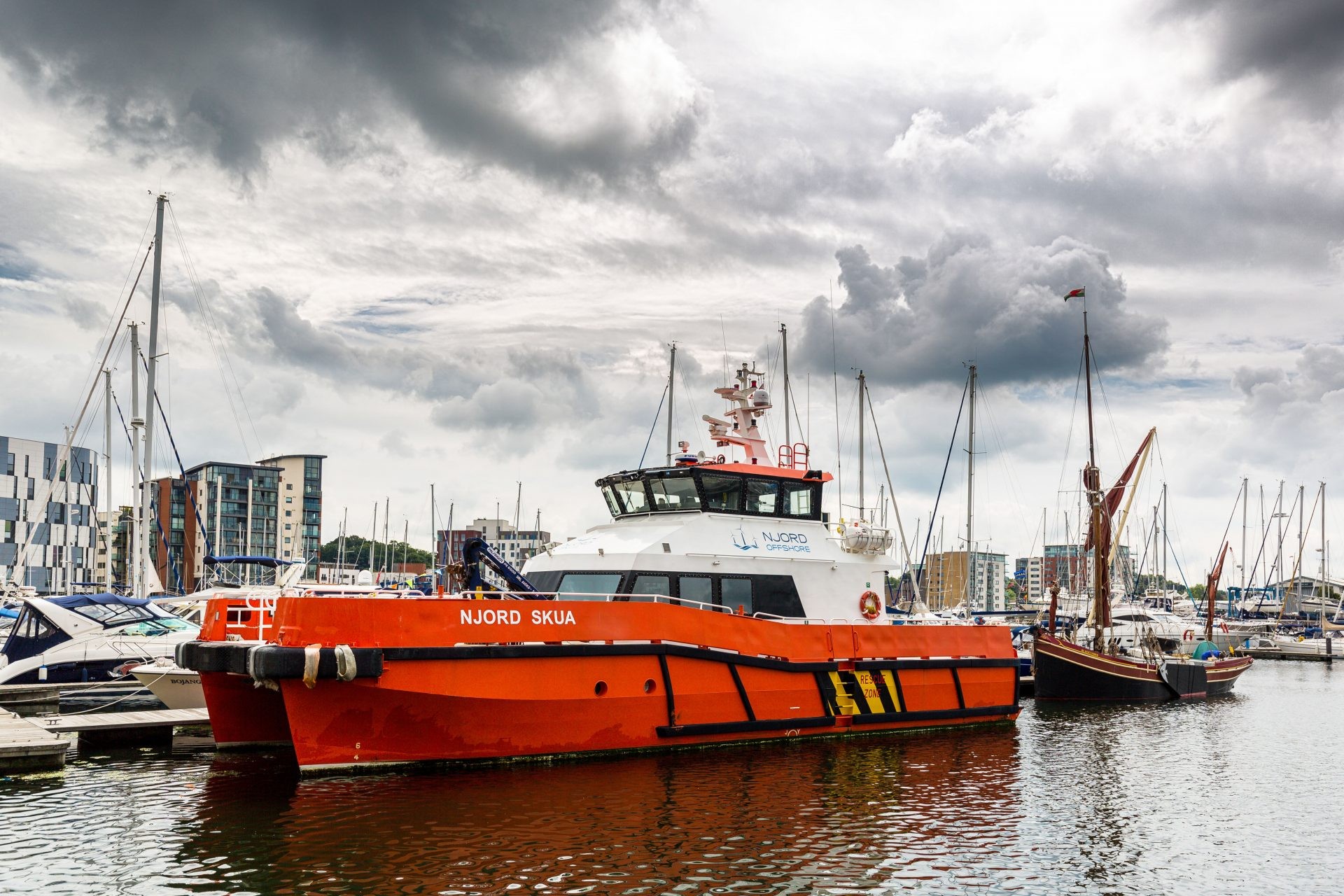 Mersey Departure: NJORD SKUA 
