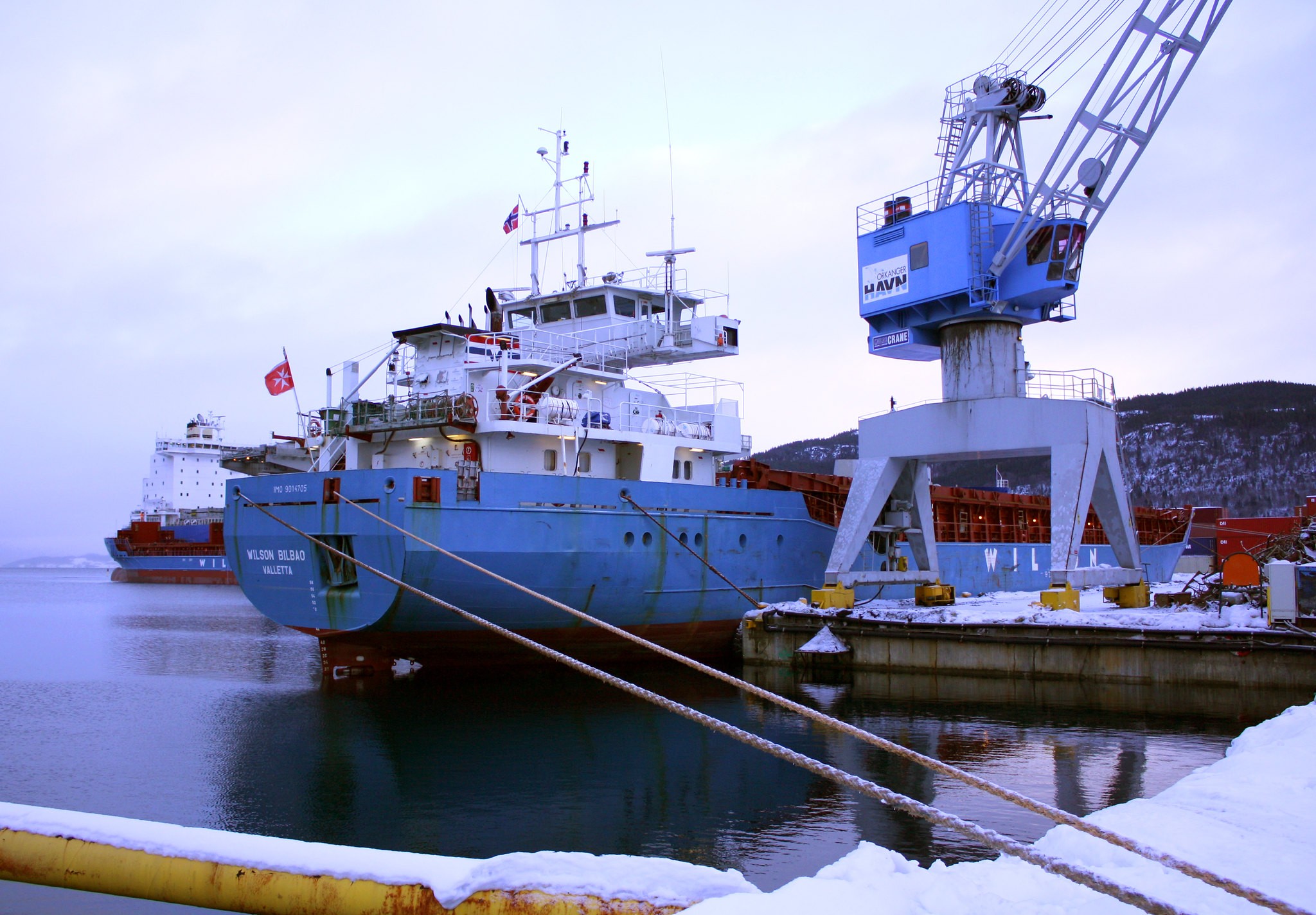  Irish Sea - WILSON BILBAO        transiting North Channel Belfast