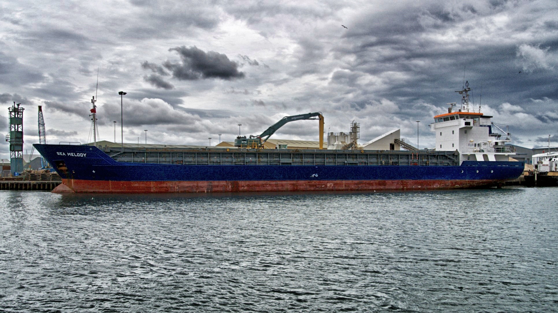 Transit: SEA MELODY           entering English South Coast at The Dover Strait