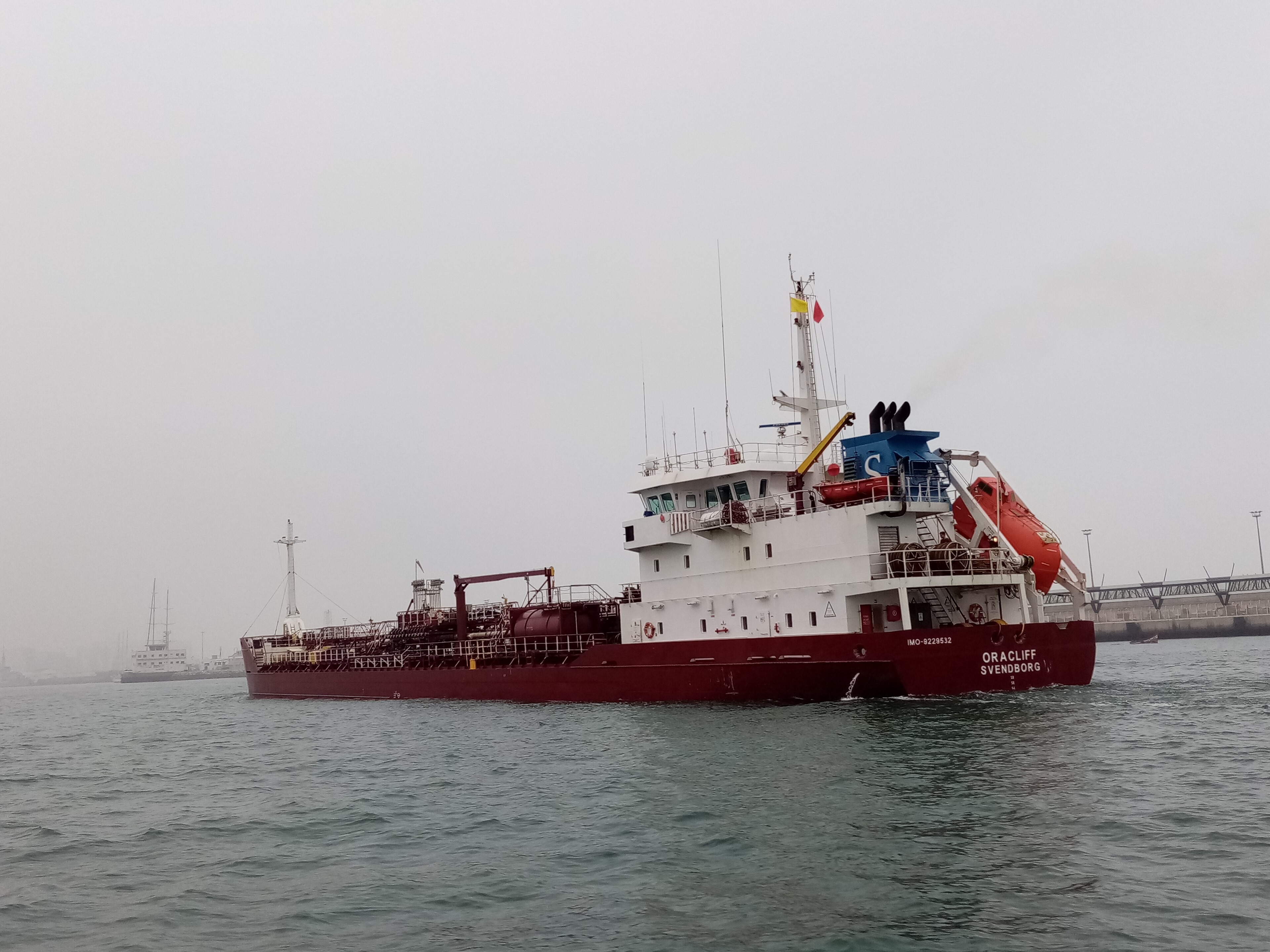 Transit: ORACLIFF             entering English South Coast at The Dover Strait