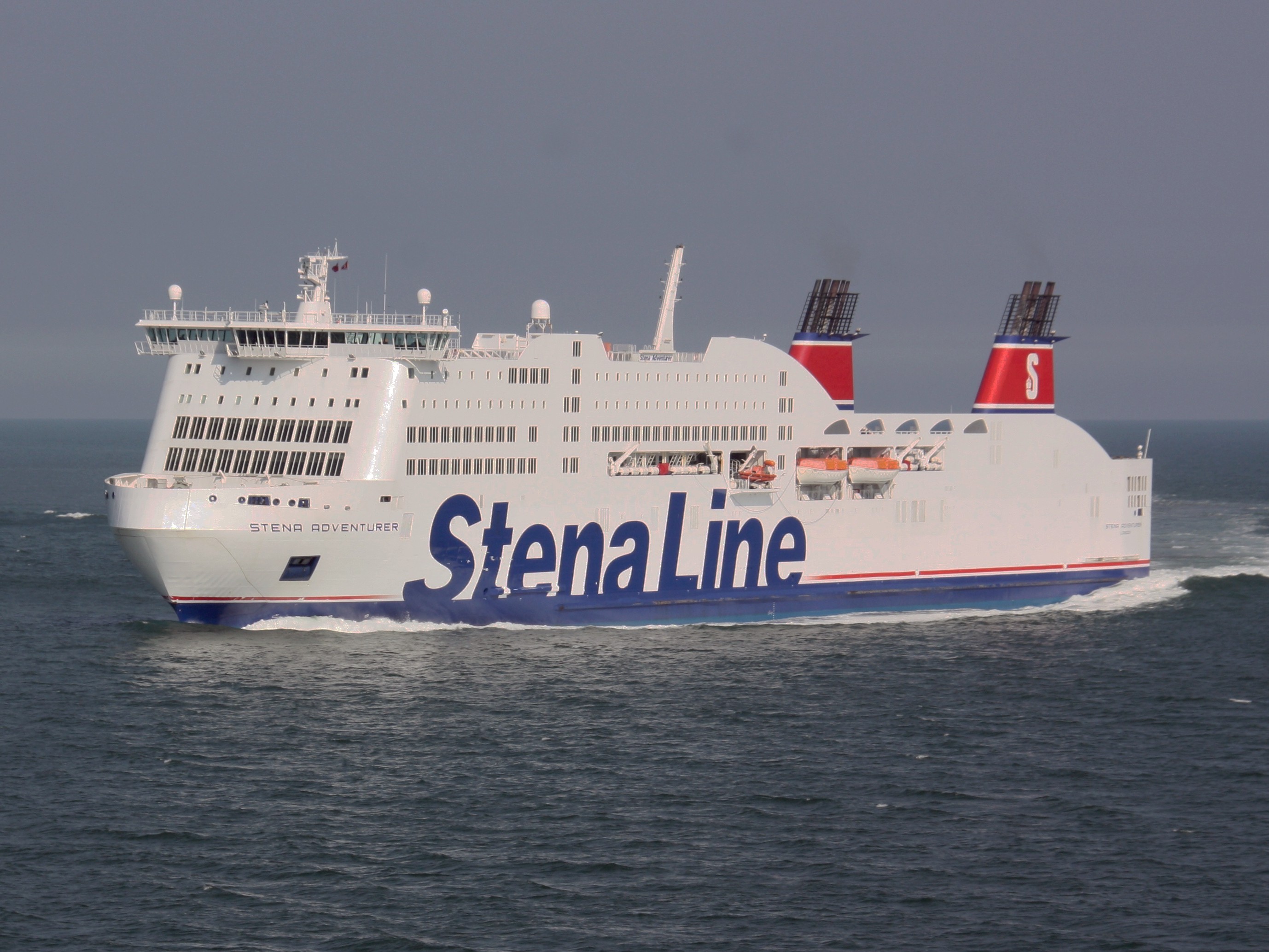  Irish Sea - STENA ADVENTURER transiting Irish Sea off Dublin