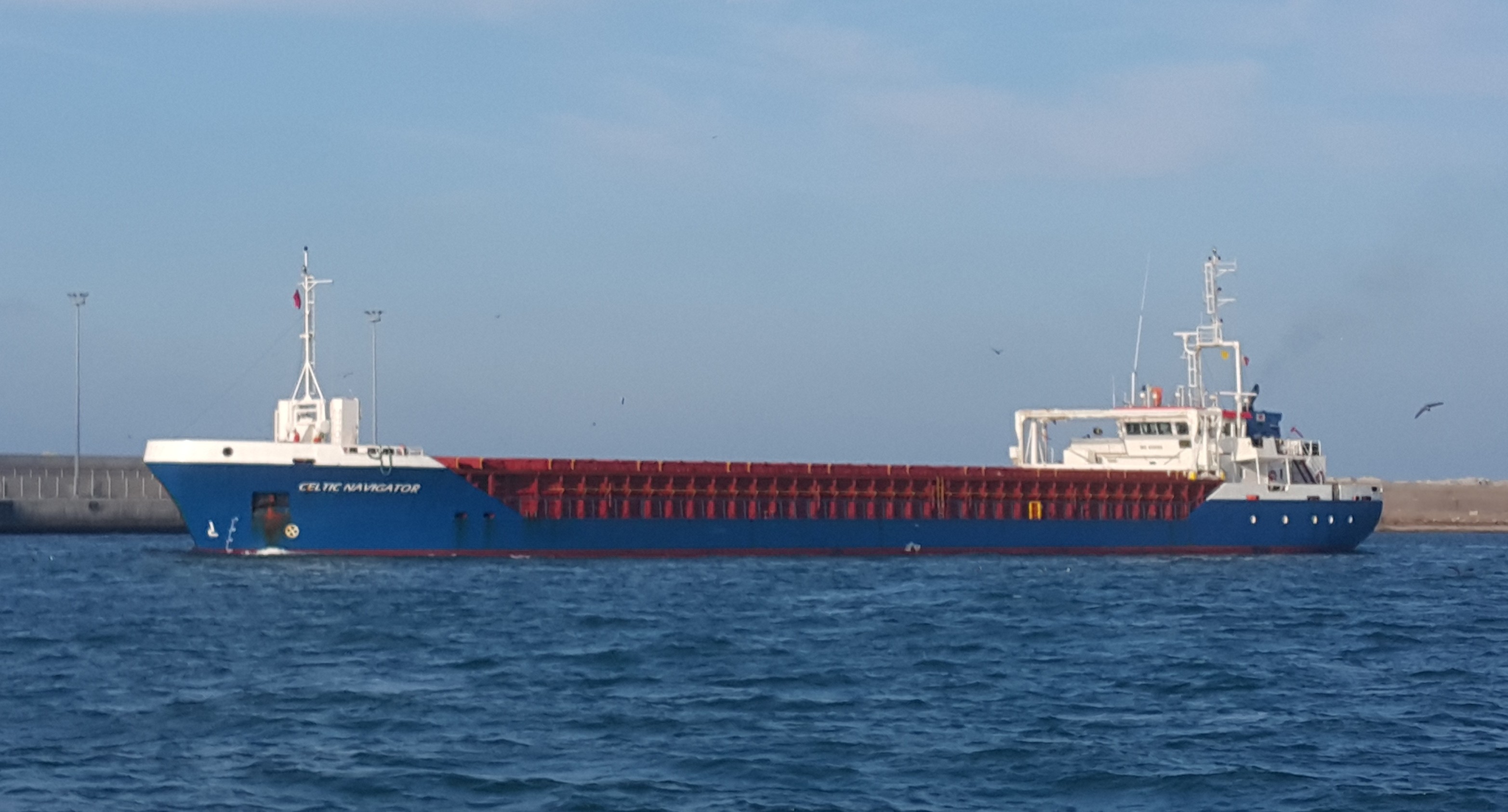  Irish Sea - CELTIC NAVIGATOR transiting Irish Sea off Dublin