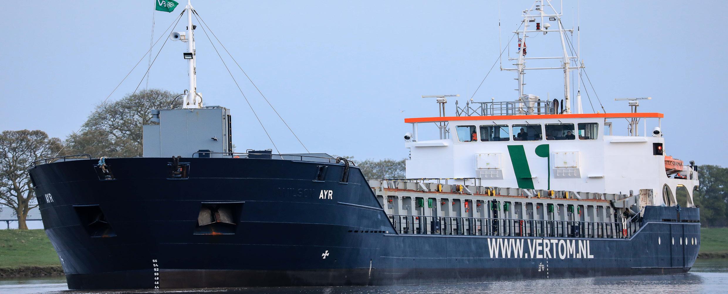 Transit: AYR                  entering English South Coast at The Dover Strait