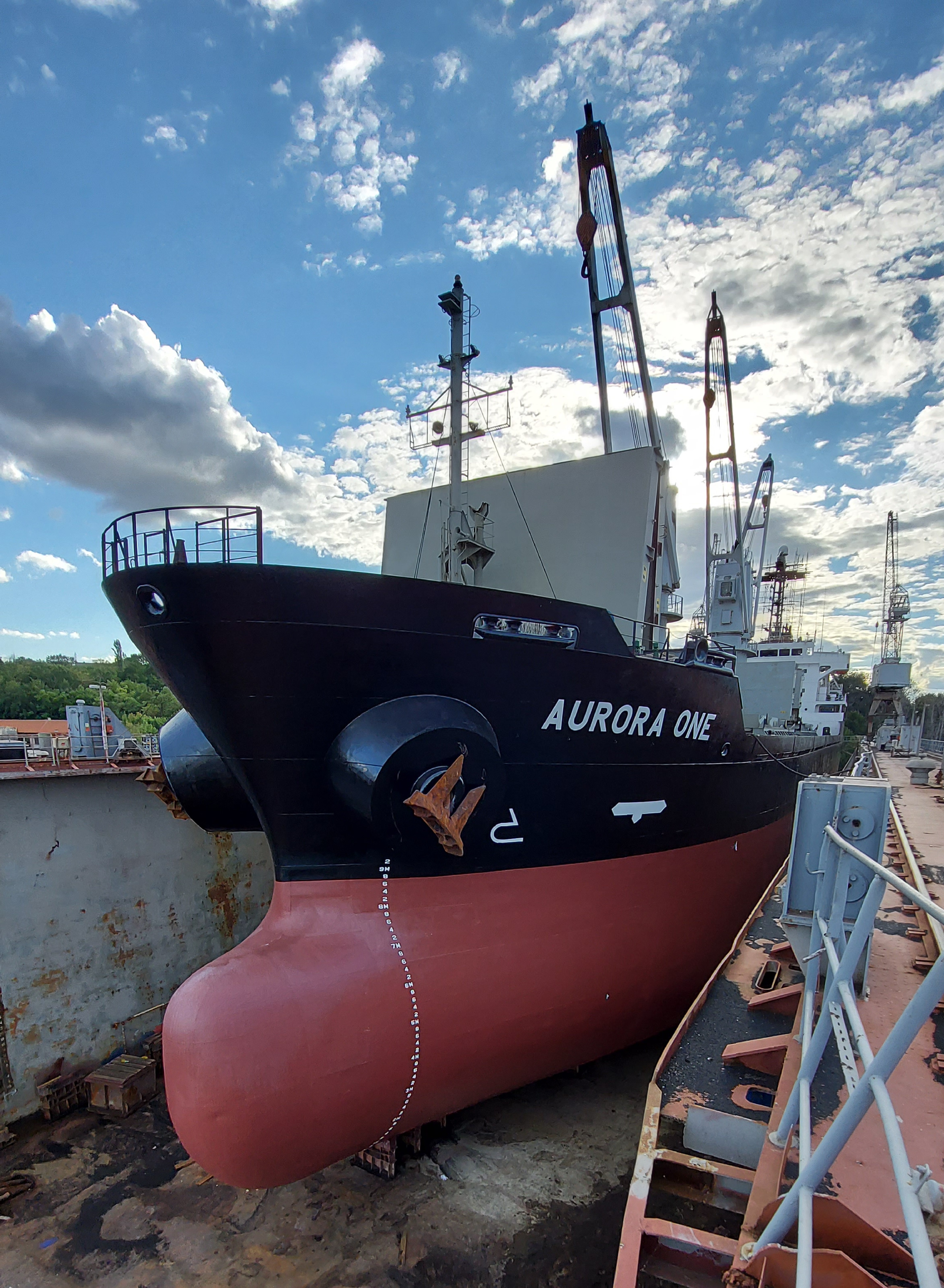 Transit: AURORA ONE           entering English South Coast at The Dover Strait