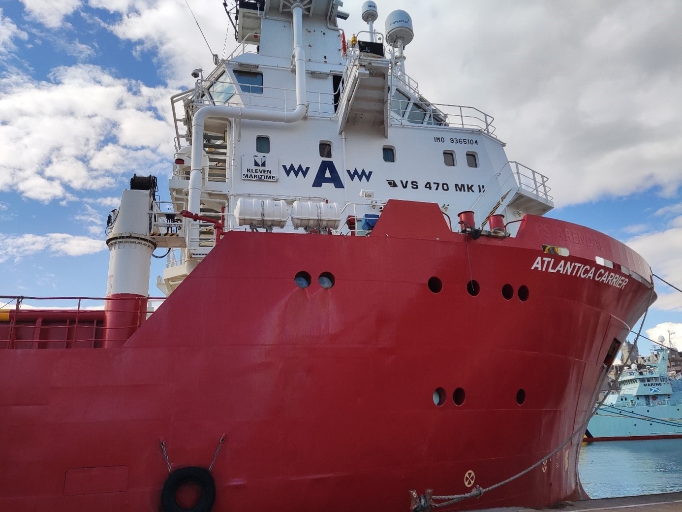 Aberdeen Departure: ATLANTICA CARRIER