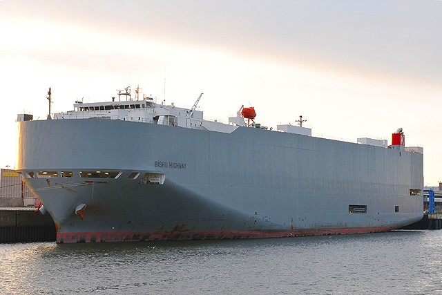Transit: BISHU HIGHWAY        entering English South Coast at The Dover Strait