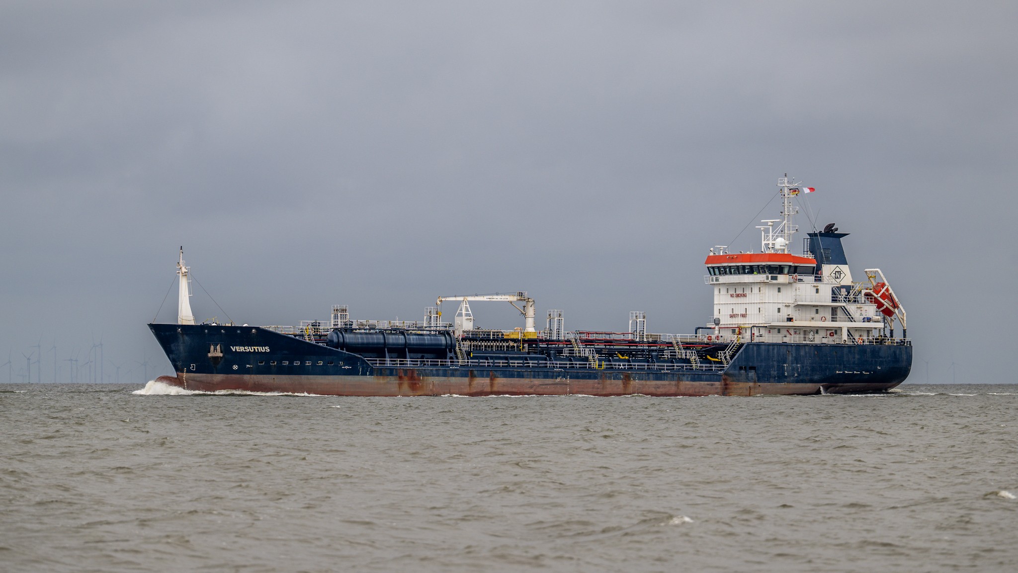 Transit: VERSUTIUS            entering English South Coast at The Dover Strait