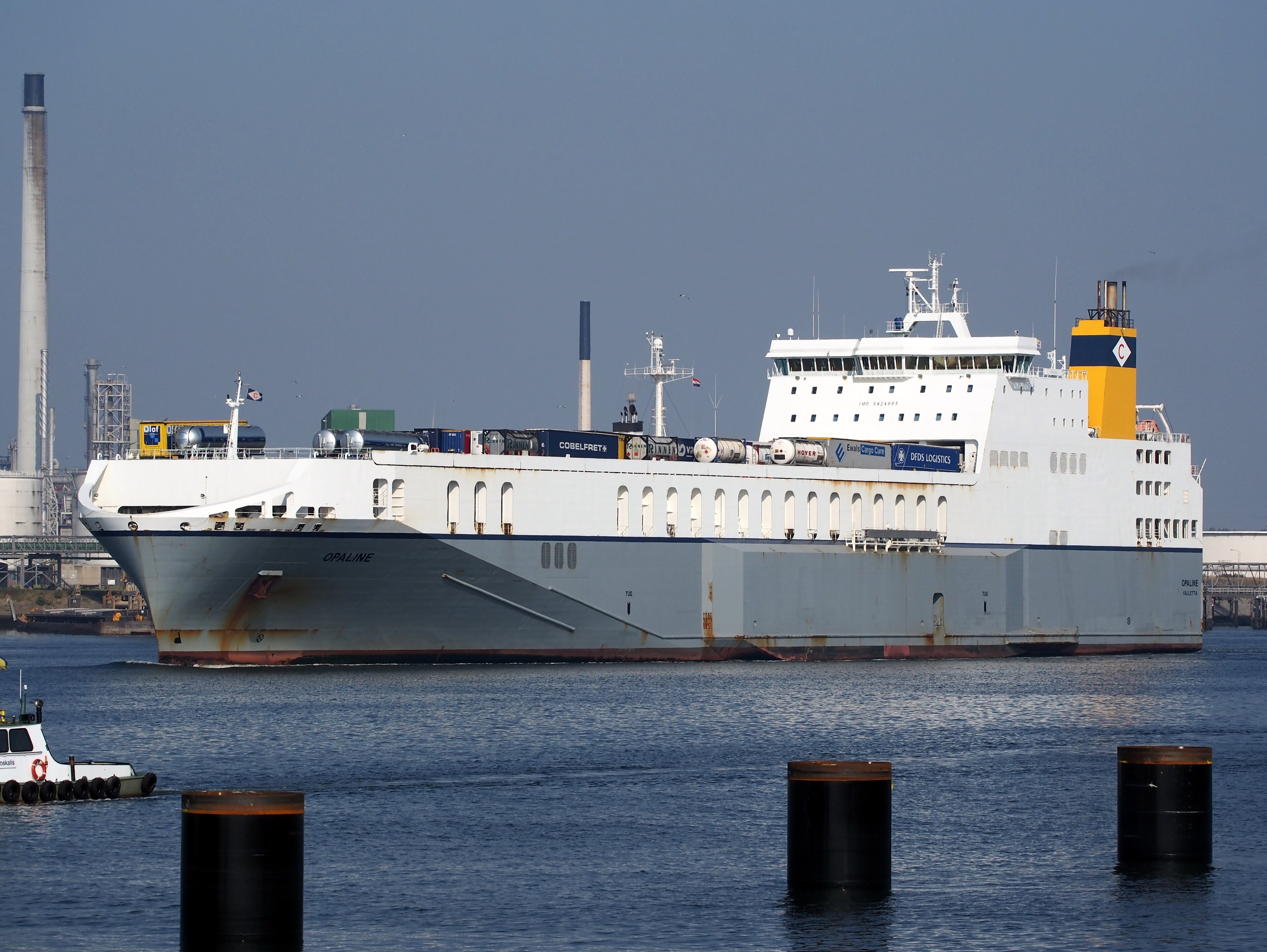 Transit: OPALINE entering English South Coast at The Dover Strait