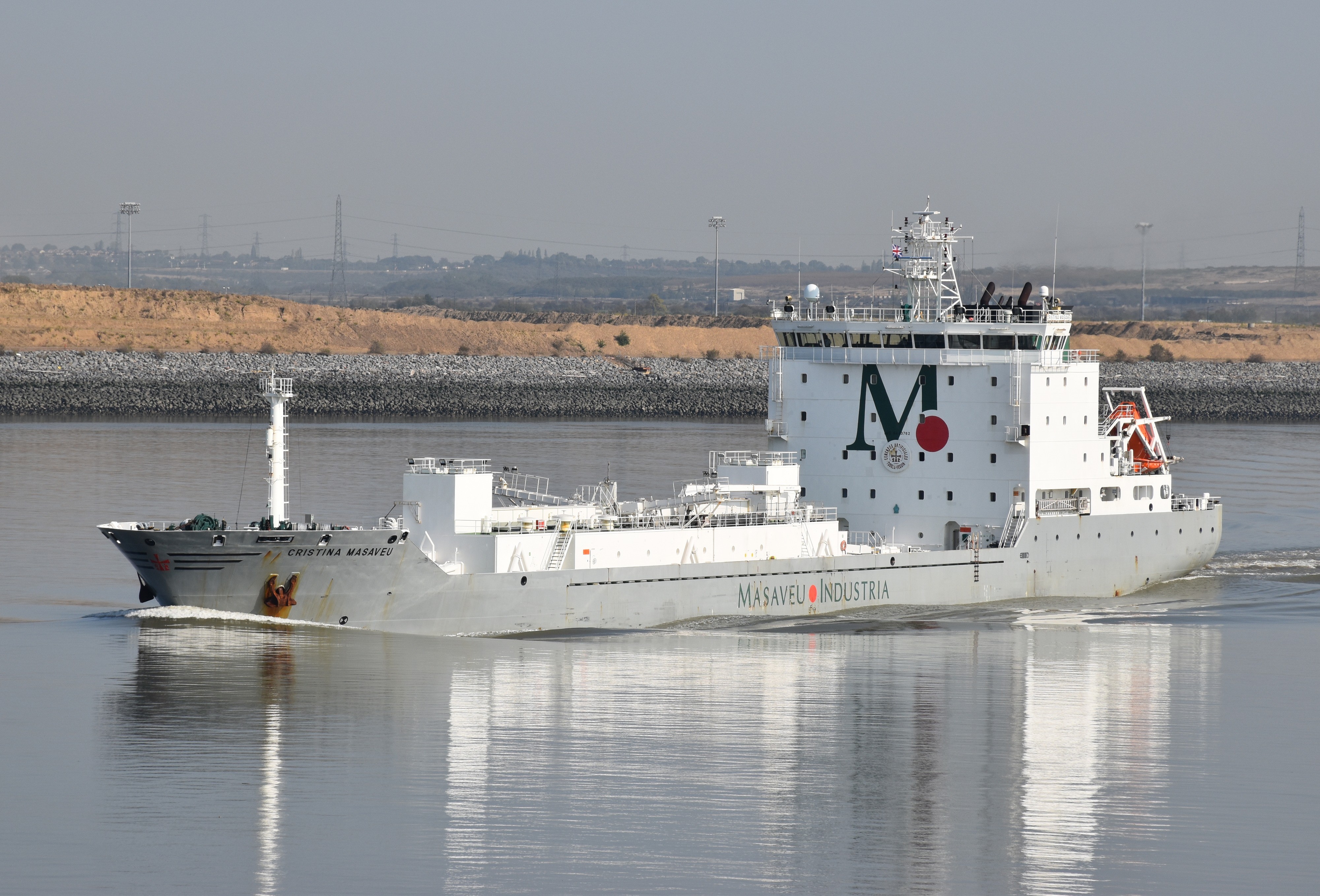 Transit: CRISTINA MASAVEU     entering English South Coast at The Dover Strait