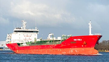 Transit: SAMU                 entering English South Coast at The Dover Strait