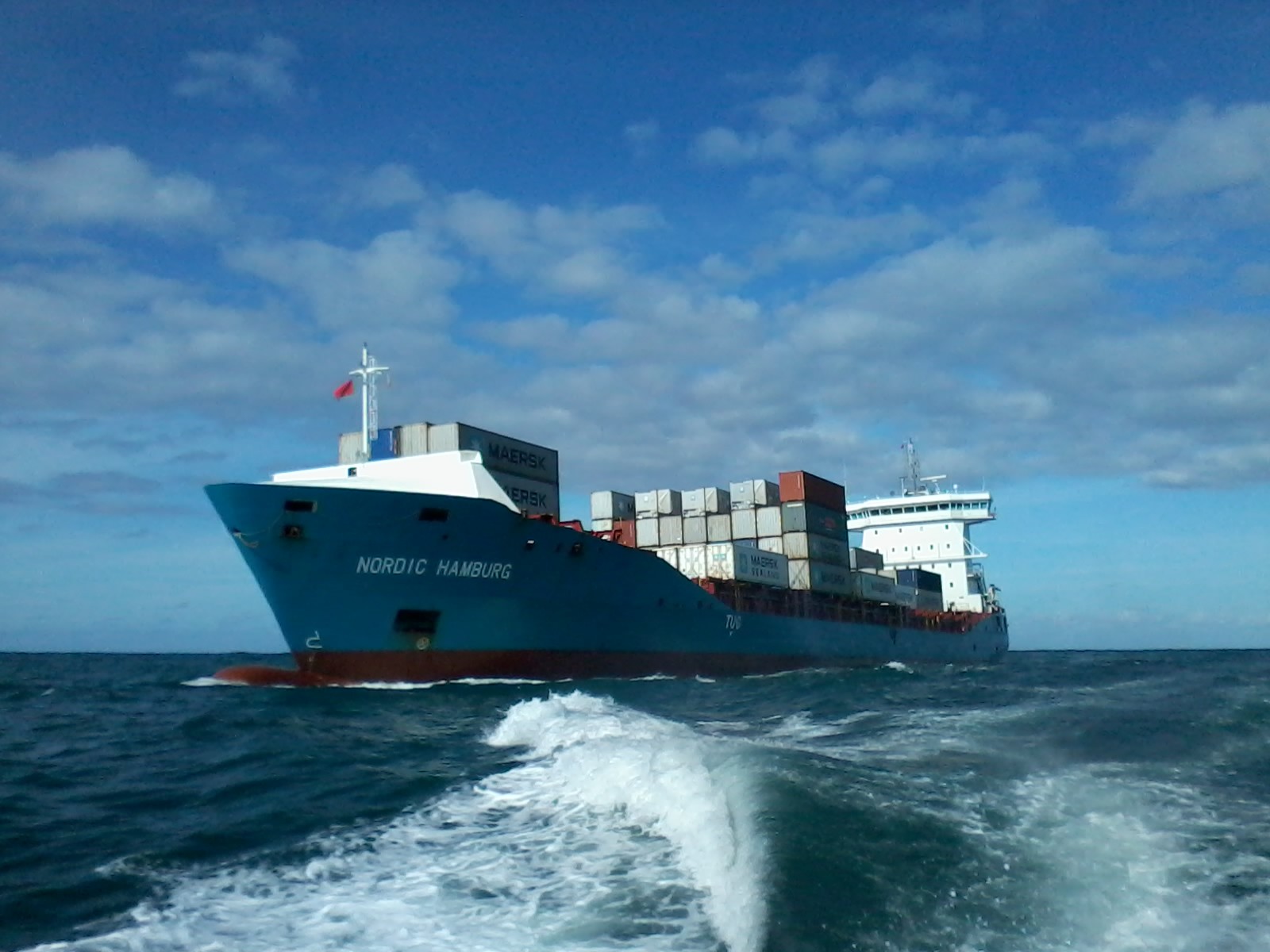 Transit: ILSE D entering English South Coast at The Dover Strait