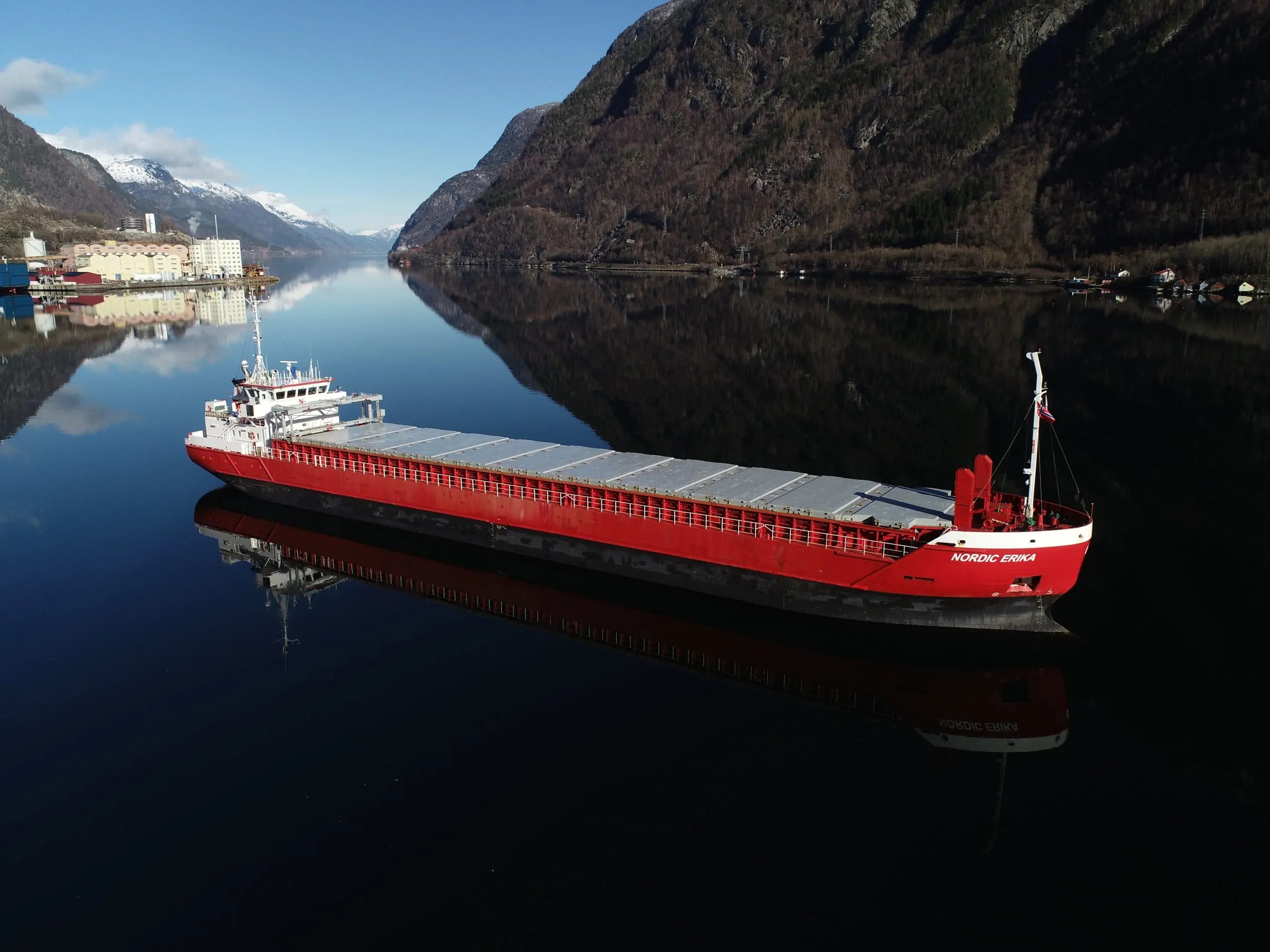 Transit: NORDIC ERIKA         entering English South Coast at The Dover Strait