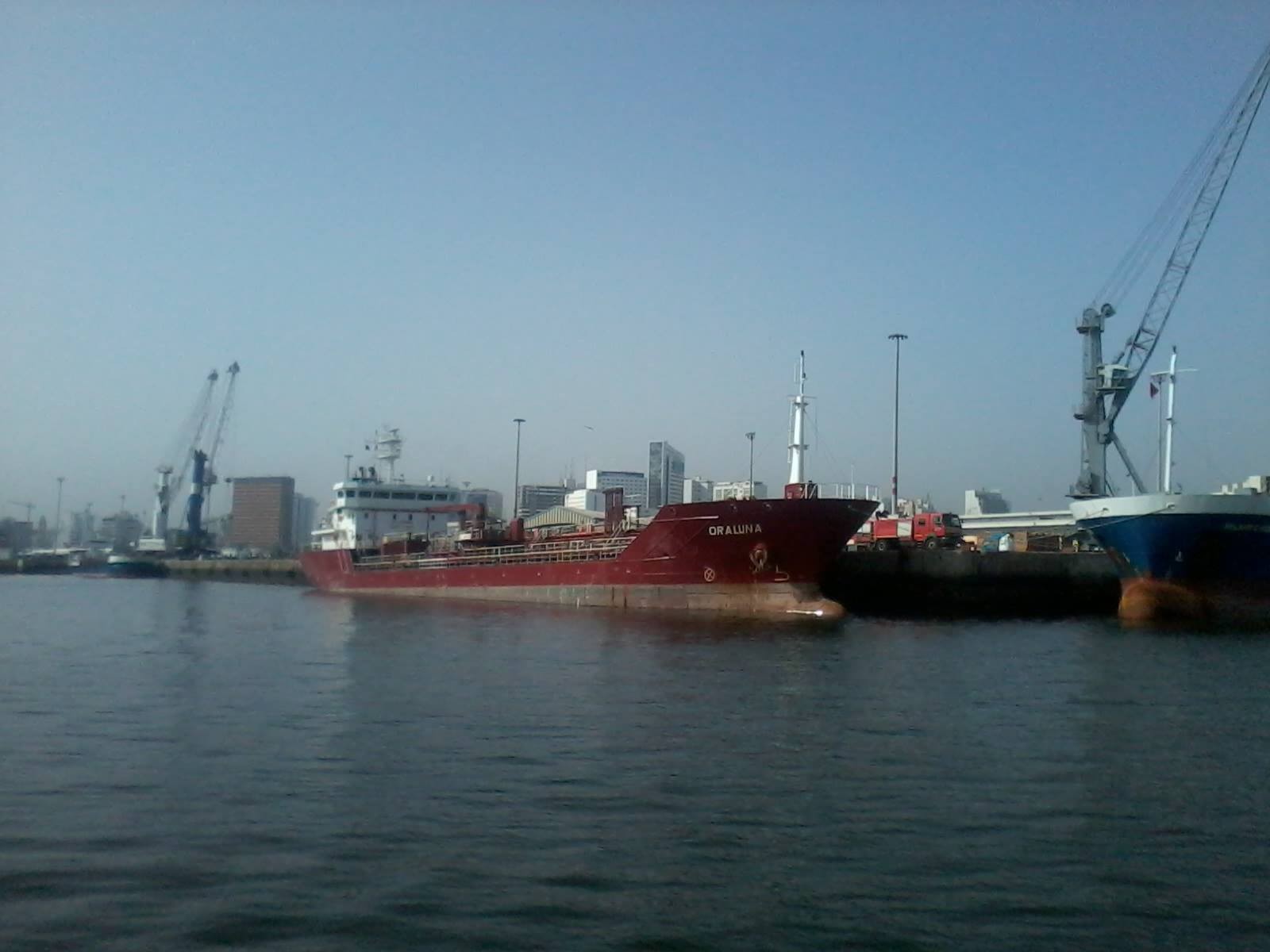 Transit: ORALUNA              entering English South Coast at The Dover Strait