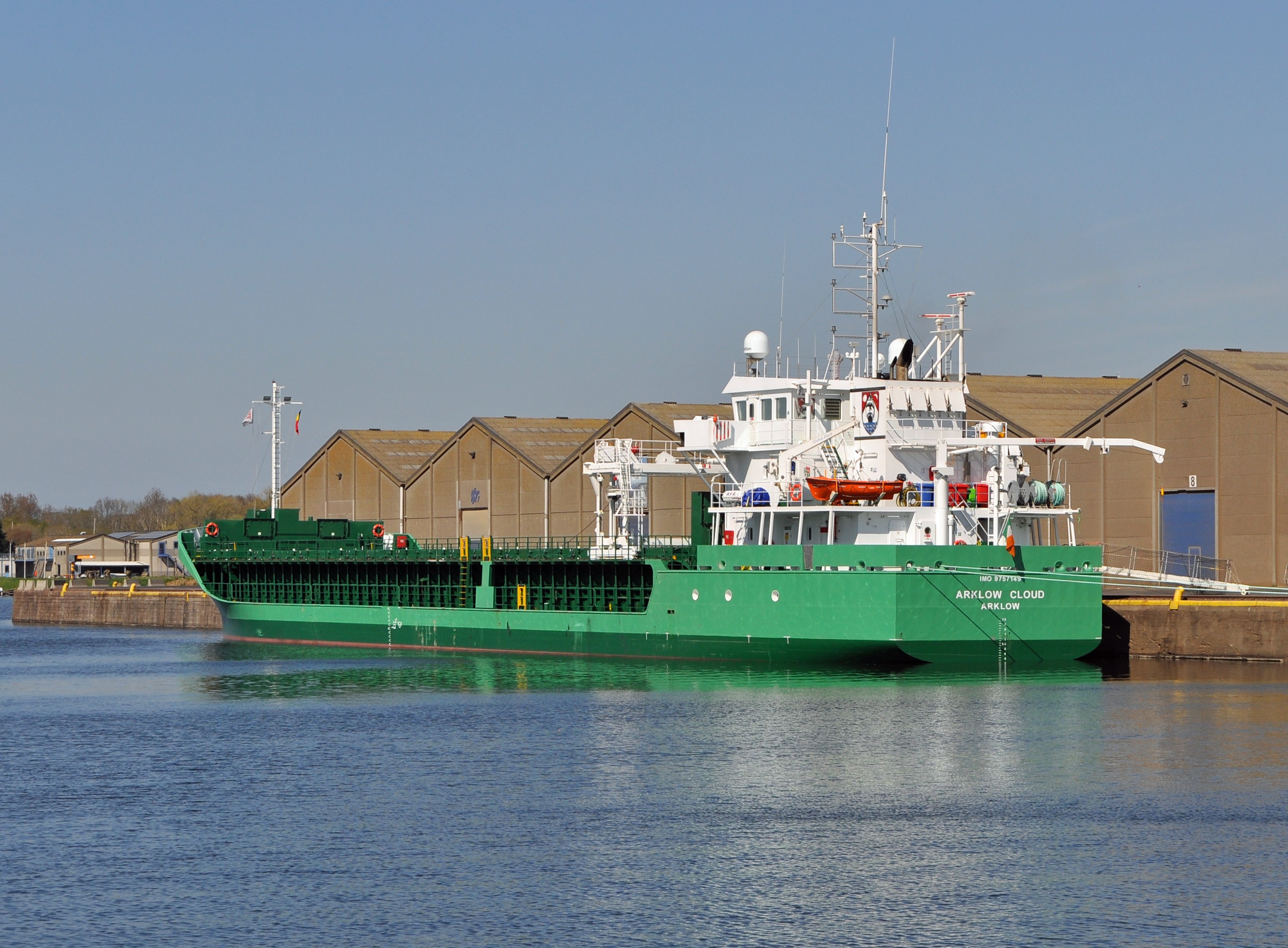 Transit: ARKLOW CLOUD         entering English South Coast at The Dover Strait