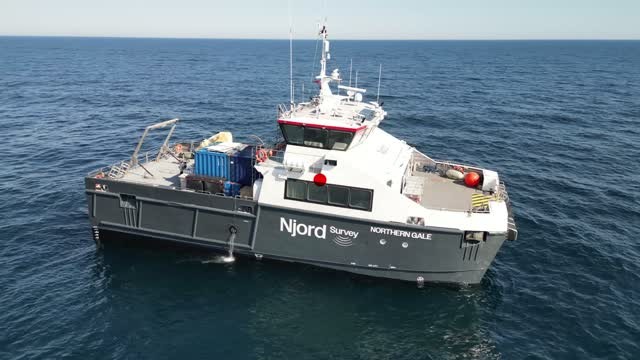  Irish Sea - NORTHERN GALE        transiting Irish Sea off Anglesey