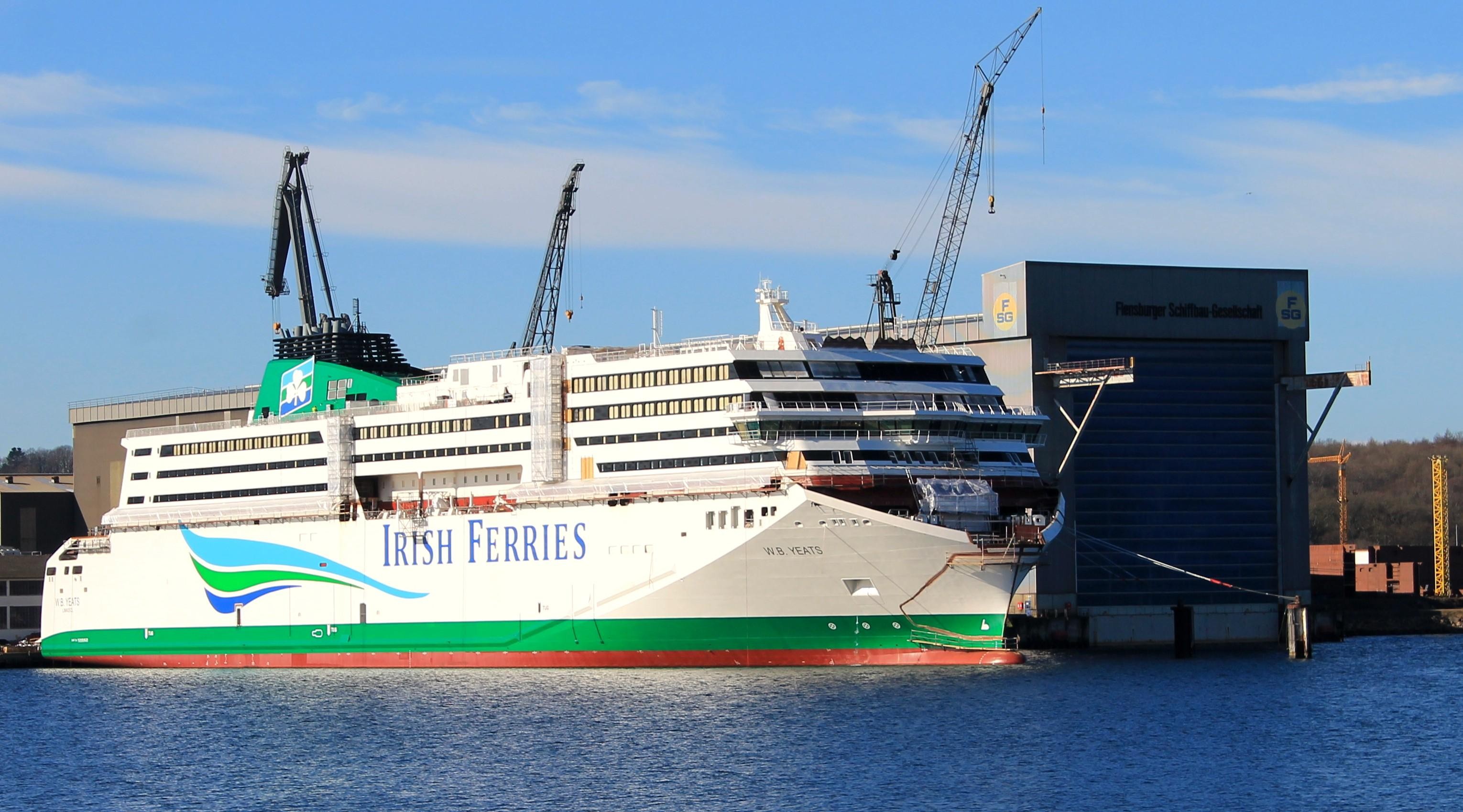  Irish Sea - W.B. YEATS transiting Irish Sea off Wales