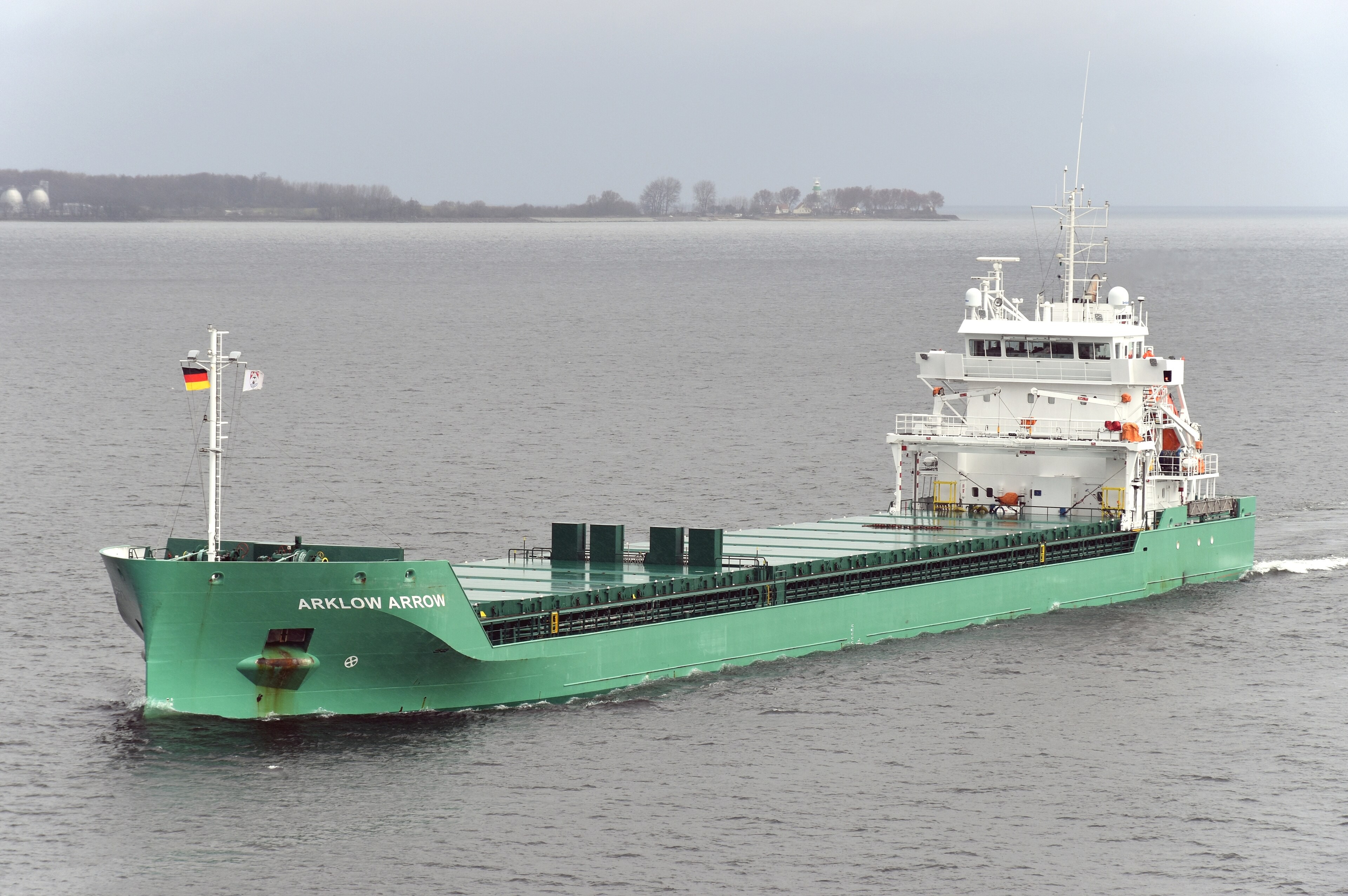Transit: ARKLOW ARROW         entering English South Coast at The Dover Strait