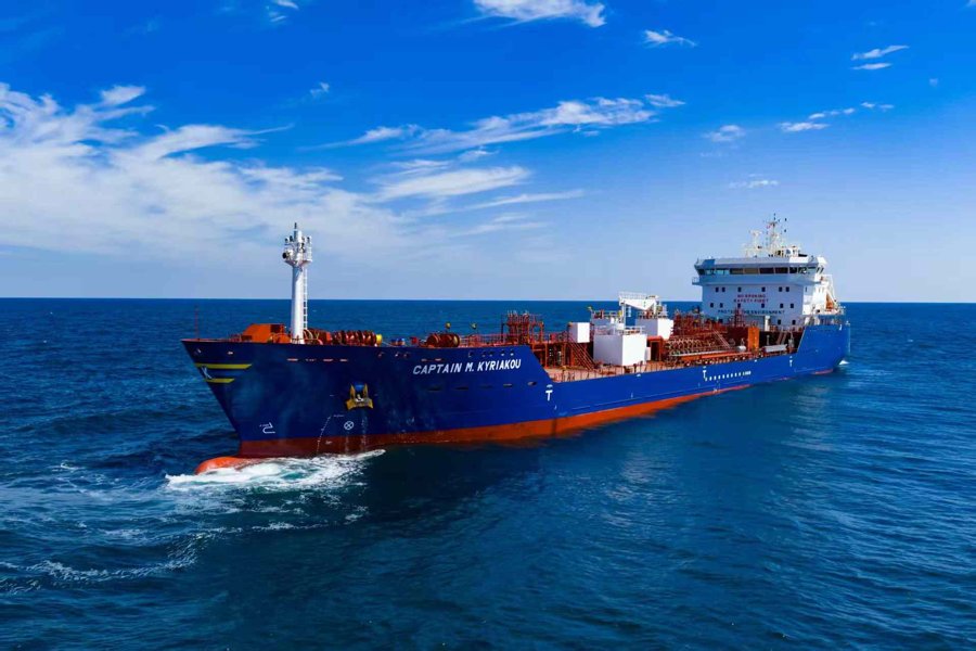  Irish Sea - CAPTAIN M.KYRIAKOU   transiting Irish Sea off Wales