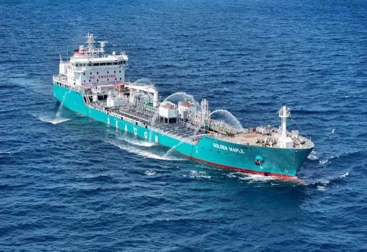  Irish Sea - GOLDEN MAPLE         transiting St Georges Channel