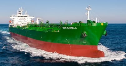 Transit: GEM DANIELA          entering English South Coast at The Dover Strait