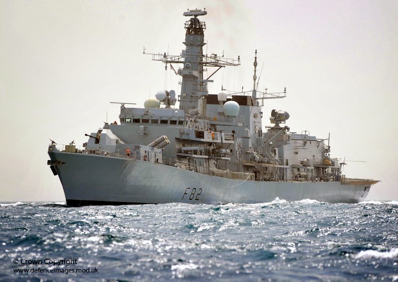 Transit: BRITISH WARSHIP      entering English South Coast at The Dover Strait