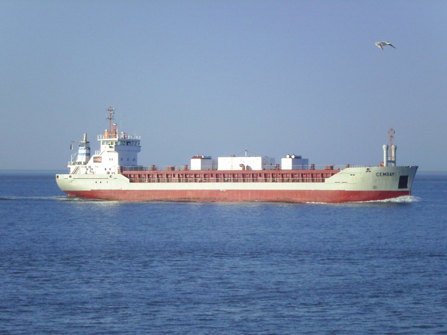 Transit: CEMBAY               entering English South Coast at The Dover Strait