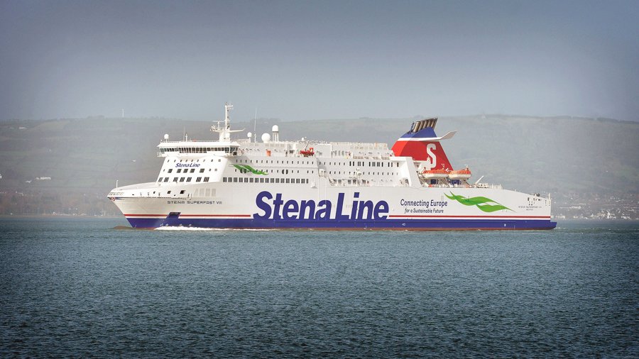  Scottish West Coast - STENA SUPERFAST VIII transiting North Channel at Belfast