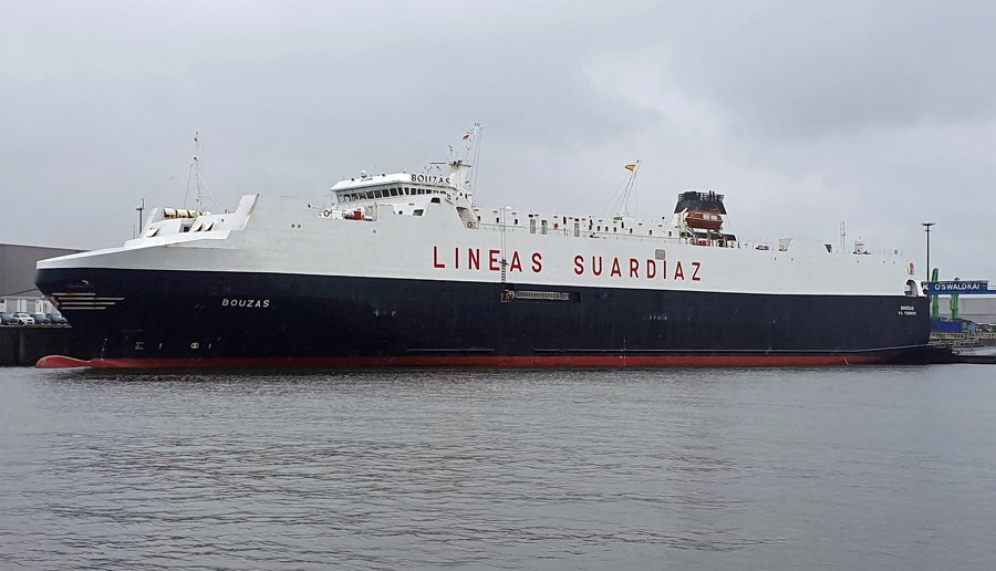 Cork Harbour Departure: BOUZAS              