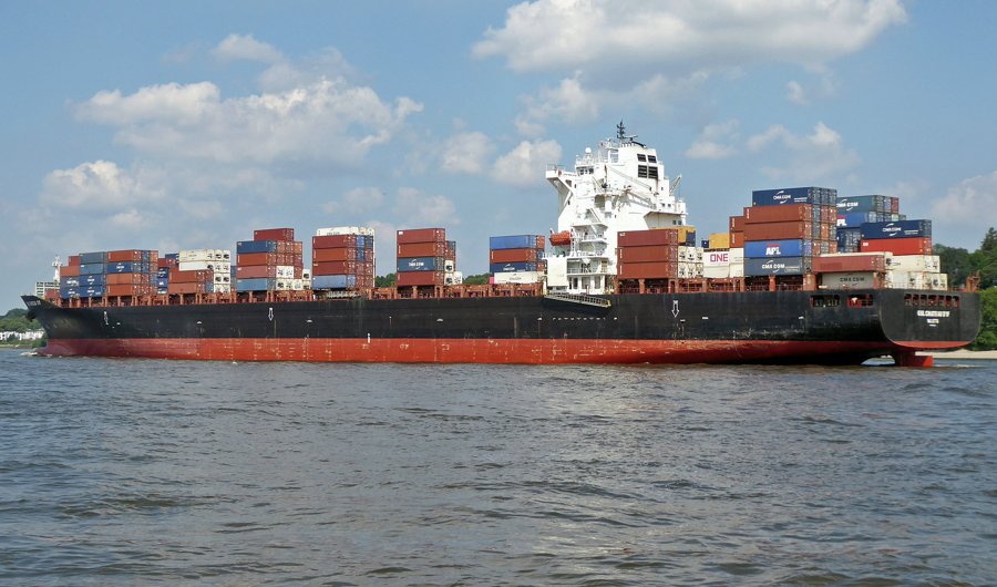 Photograph of the Container Ship: GSL CHATEAU D'IF (IMO: 9335202). Documented in UK and Regional Shipping Movements.