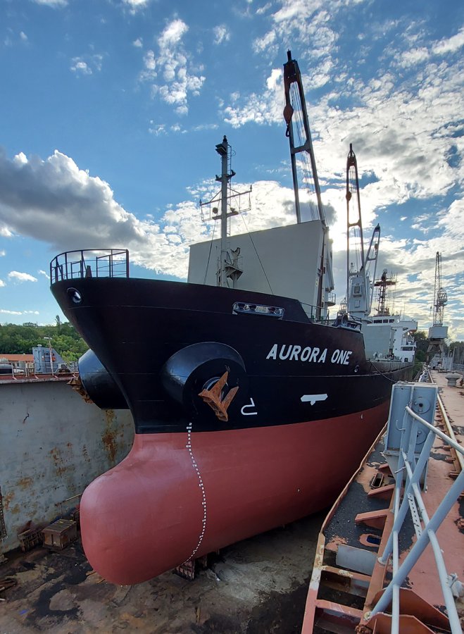 Transit: AURORA ONE           entering English South Coast at The Dover Strait