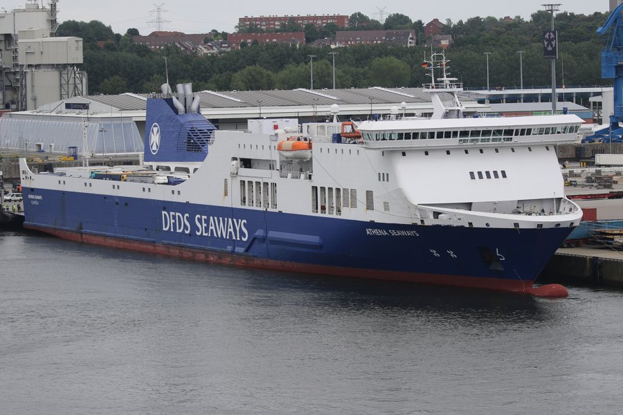  Irish Sea - ATHENA SEAWAYS transiting Irish Sea off Wales