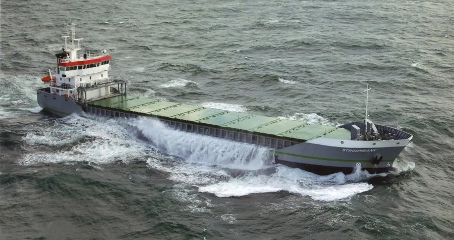 Transit: STROOMBANK           entering English South Coast at The Dover Strait