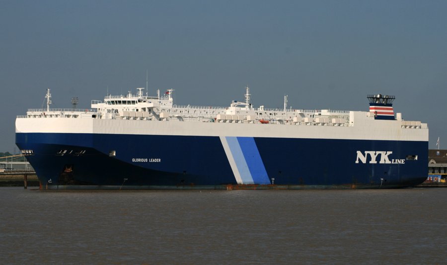 Photograph of the Vehicles Carrier: GLORIOUS LEADER      (IMO: 9357298). Documented in UK and Regional Shipping Movements.