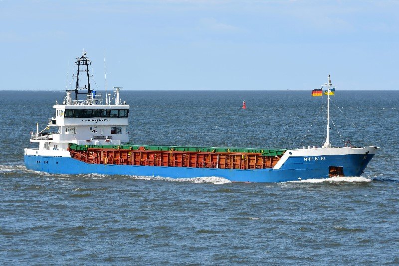  Irish Sea - RHEINTAL             transiting Irish Sea off Dublin