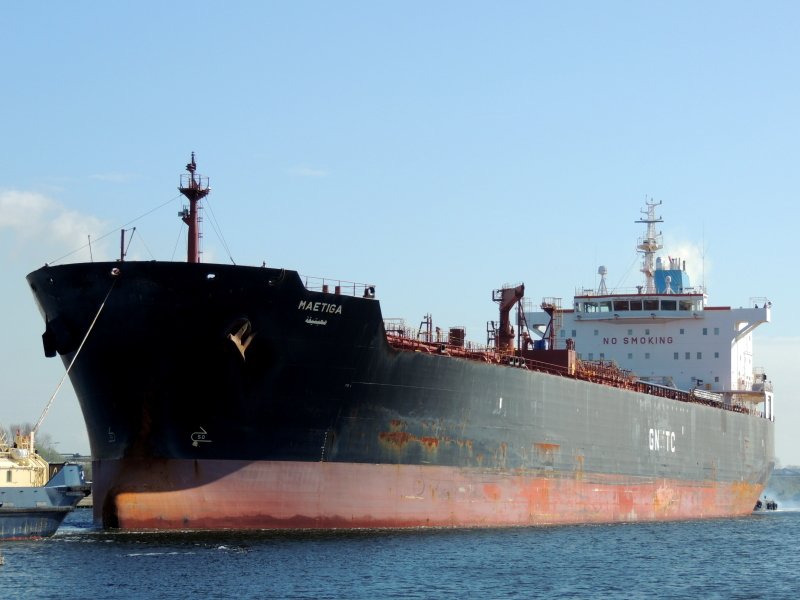 Photograph of the Chemical/Oil Products Tanker: MAETIGA              (IMO: 9386861). Documented in UK and Regional Shipping Movements.