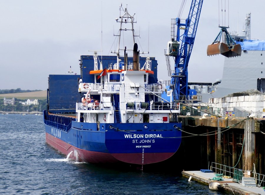 Transit: WILSON DIRDAL        entering English South Coast at The Dover Strait