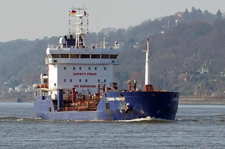 Transit: CORRIB FISHER        entering English South Coast at The Dover Strait