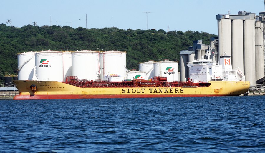 Photograph of the Chemical/Oil Products Tanker: STOLT ISLAND         (IMO: 9414058). Documented in UK and Regional Shipping Movements.