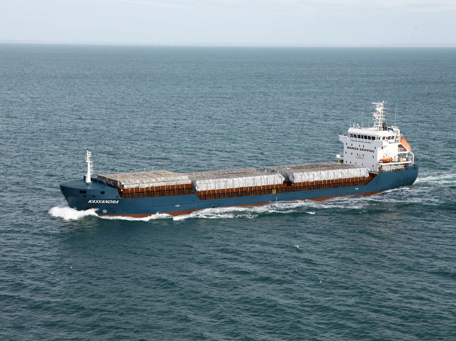 Photograph of the General Cargo Ship: KASSANDRA            (IMO: 9421063). Documented in UK and Regional Shipping Movements.