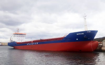  Irish Sea - MORAIME transiting Irish Sea off Dublin