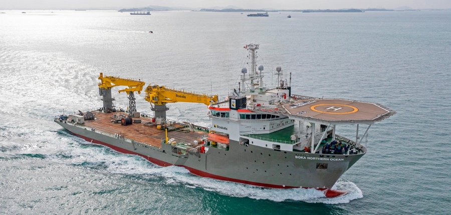  Scottish East Coast - BOKA NORTHERN OCEAN  transiting Aberdeenshire Coast