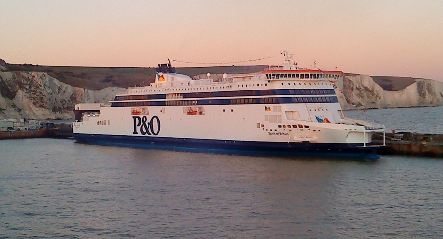 Transit: OSCAR WILDE          entering English South Coast at The Dover Strait