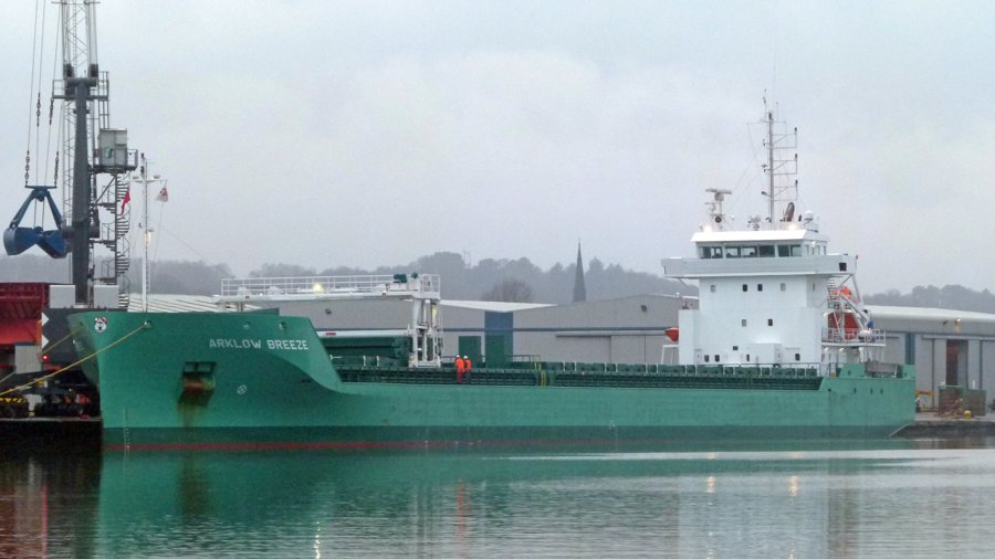  Irish Sea - ARKLOW BREEZE transiting Irish Sea off Dublin