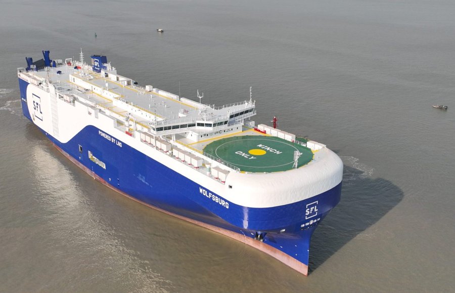 Transit: WOLFSBURG            entering English South Coast at The Dover Strait