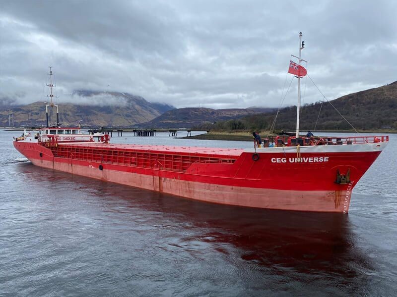  Irish Sea - CEG UNIVERSE         transiting Irish Sea East of Man