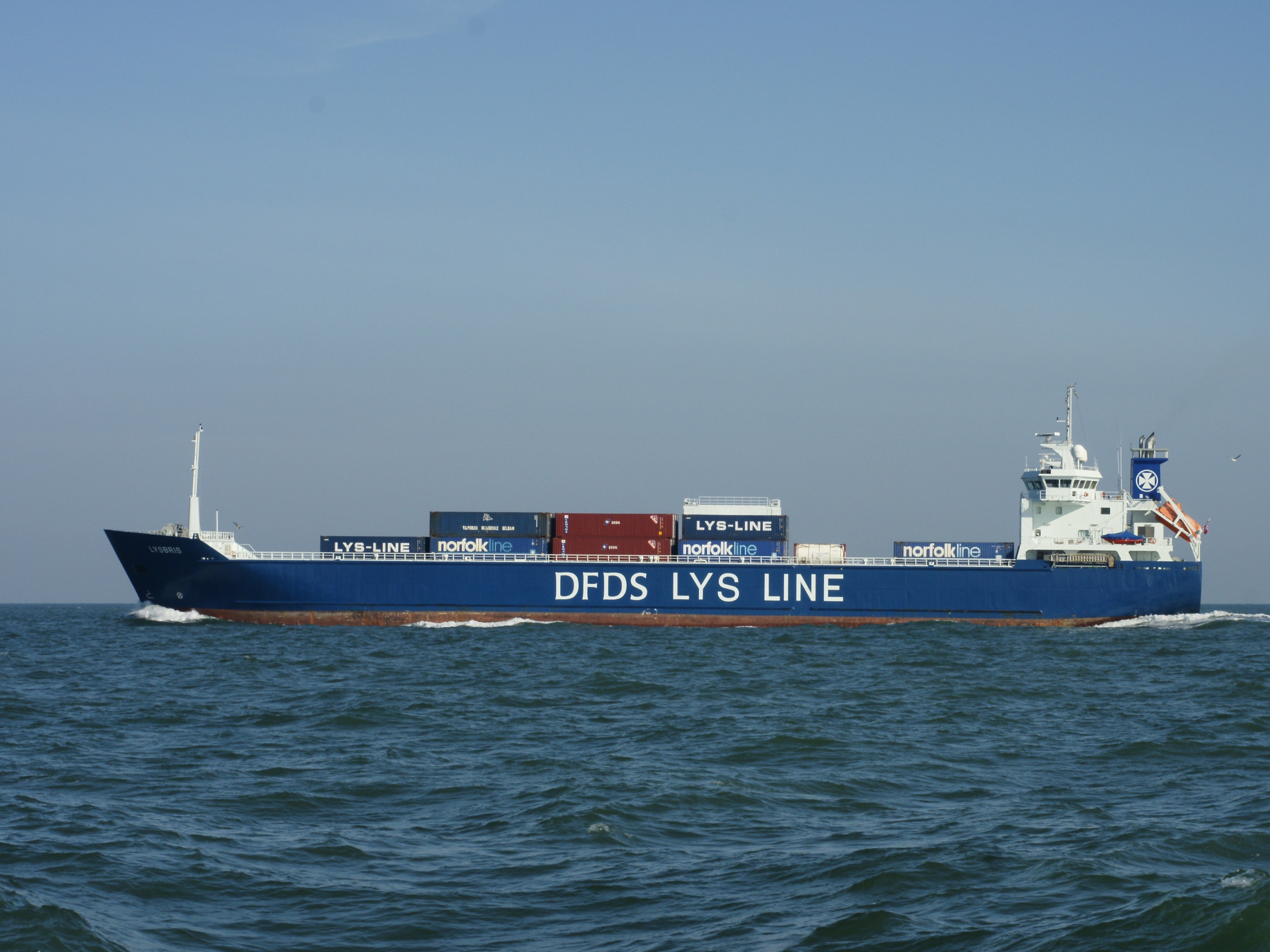 Scottish West Coast - LYSBRIS SEAWAYS transiting North Channel at Belfast