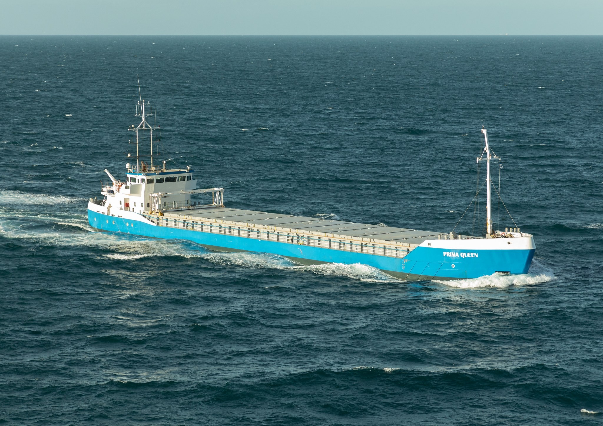 Transit: PRIMA QUEEN          entering English South Coast at The Dover Strait