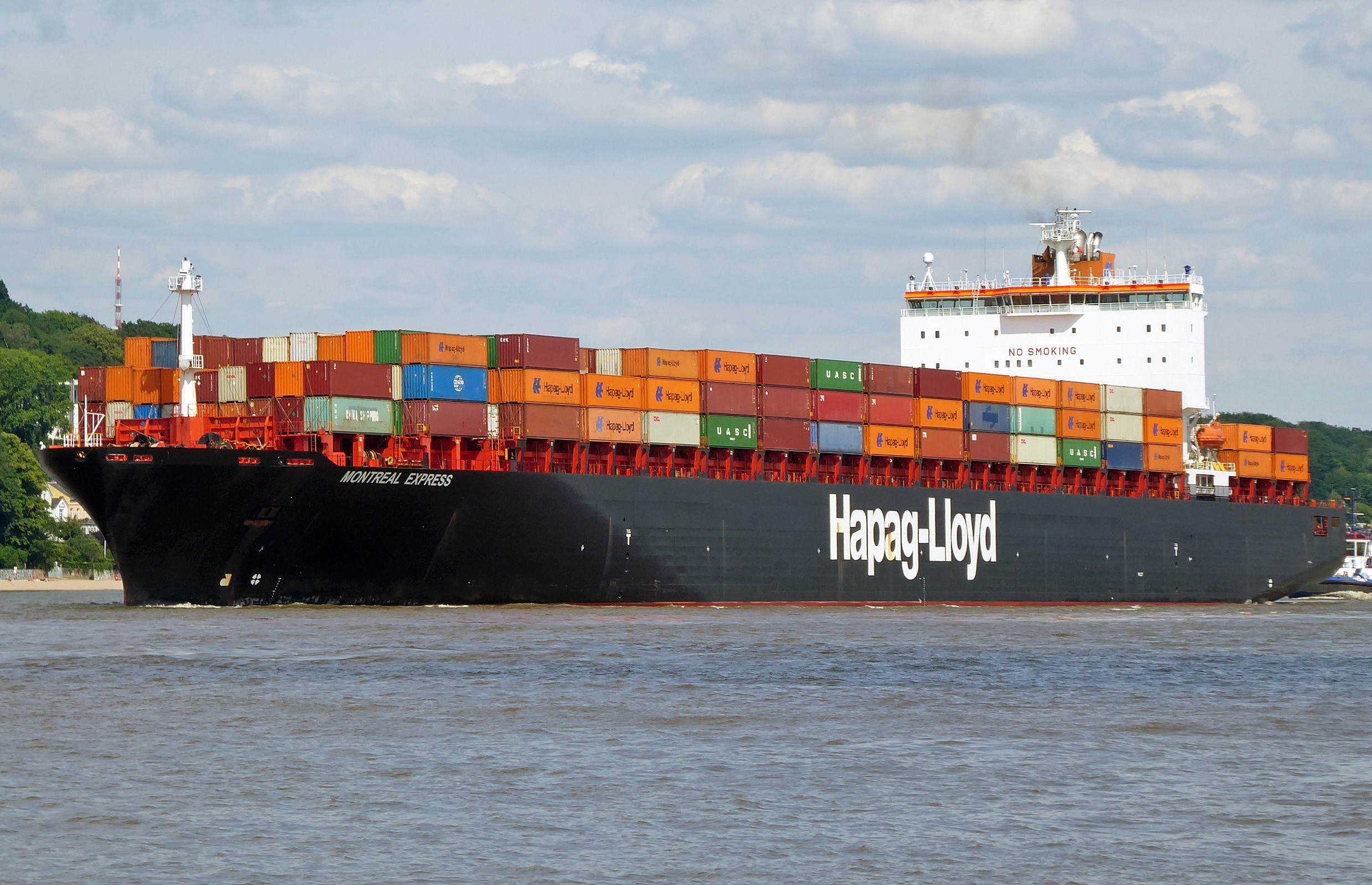 Transit: MONTREAL EXPRESS     entering English South Coast at The Dover Strait